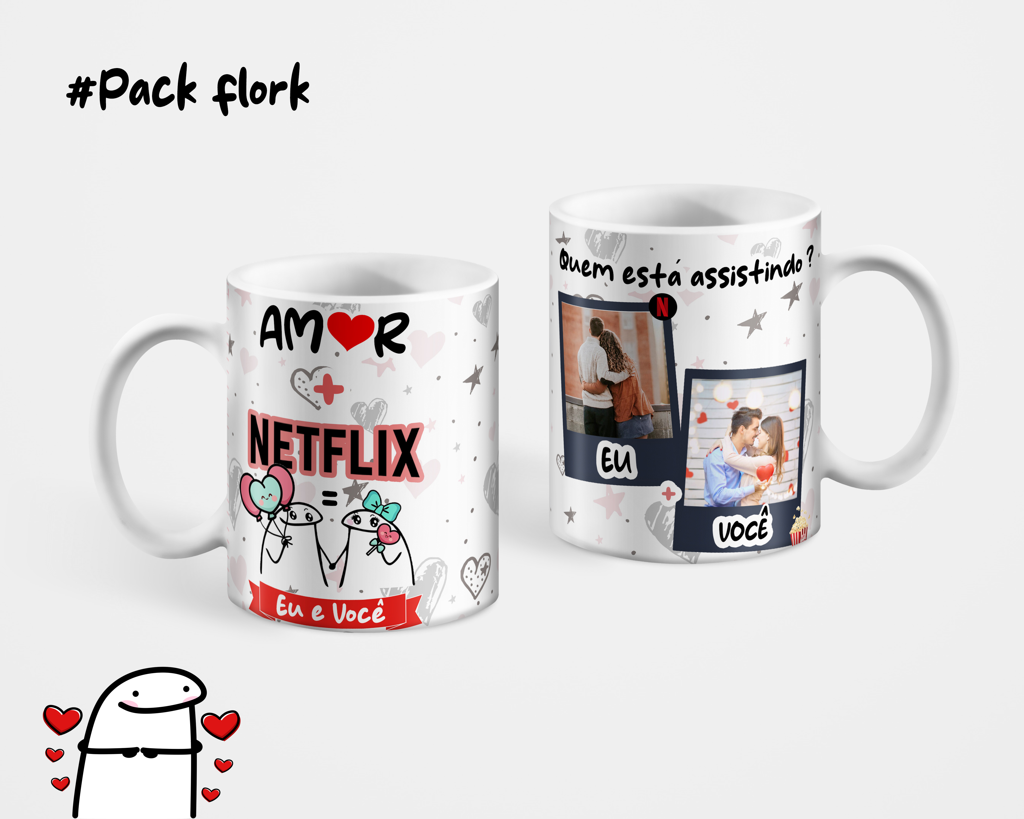 Caneca Personalizada de Porcelana - Namorados - Casal que bebe junta, permanece junto com foto