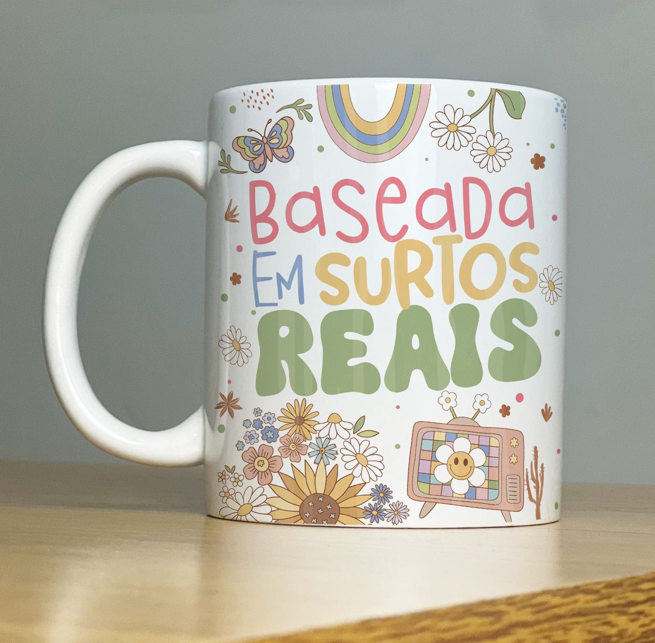 Caneca Personalizada de porcelana - VIBE: Baseada em surtos REIAS -   