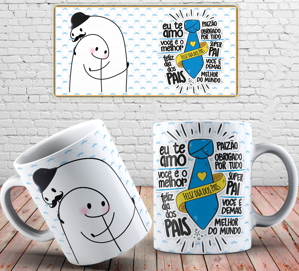 Caneca Personalizada de Porcelana - Pai - Eu te Amo Paizão