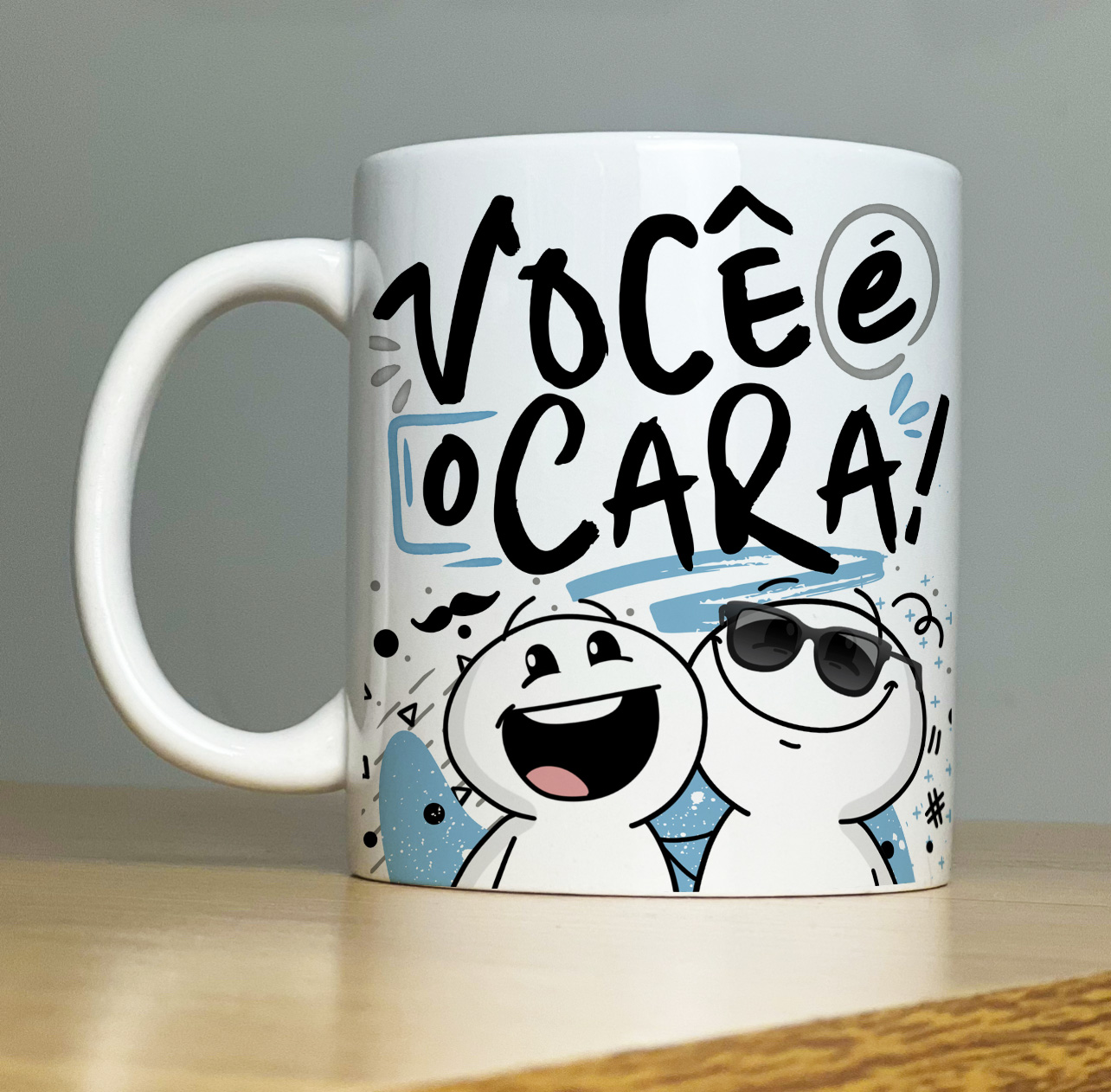 Caneca Personalizada de Porcelana - Pai - Você é o cara