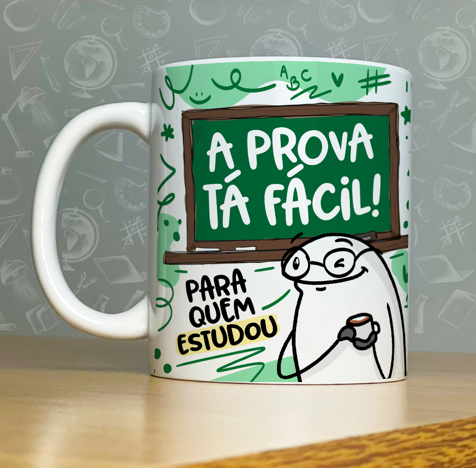 Caneca personalizada de porcelana   Tema: Dia dos professores   -  Modelo: 4