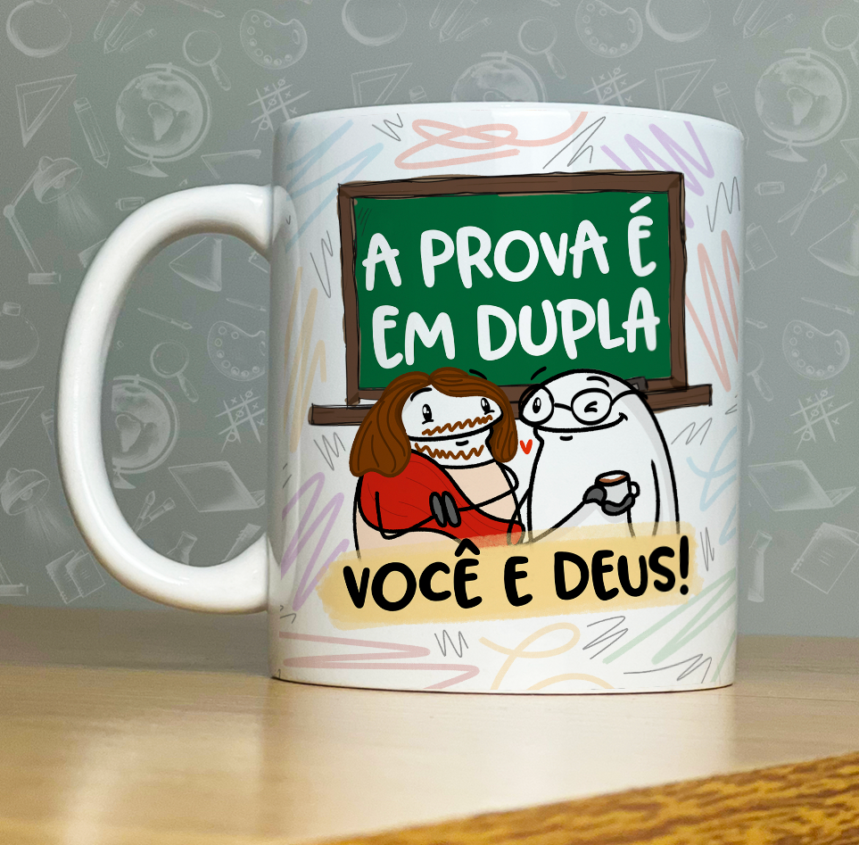 Caneca personalizada de porcelana   Tema: Dia dos professores   -  Modelo: 6