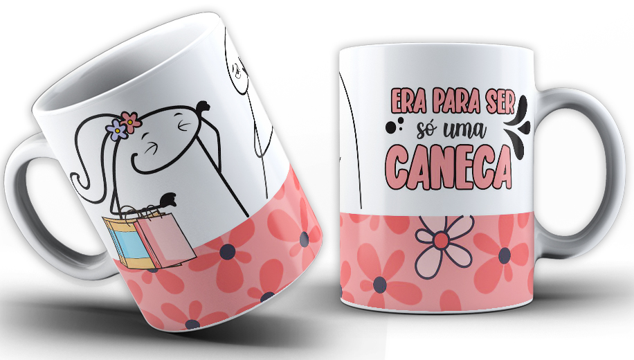 Caneca Personalizada de Porcelana - Namorados - Era pra ser uma caneca