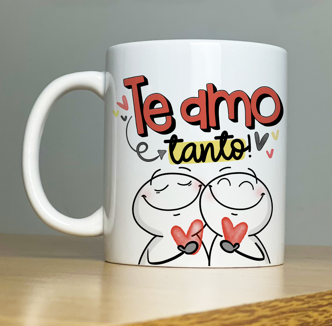 Caneca Personalizada de Porcelana - Namorados -  Te amo Tanto