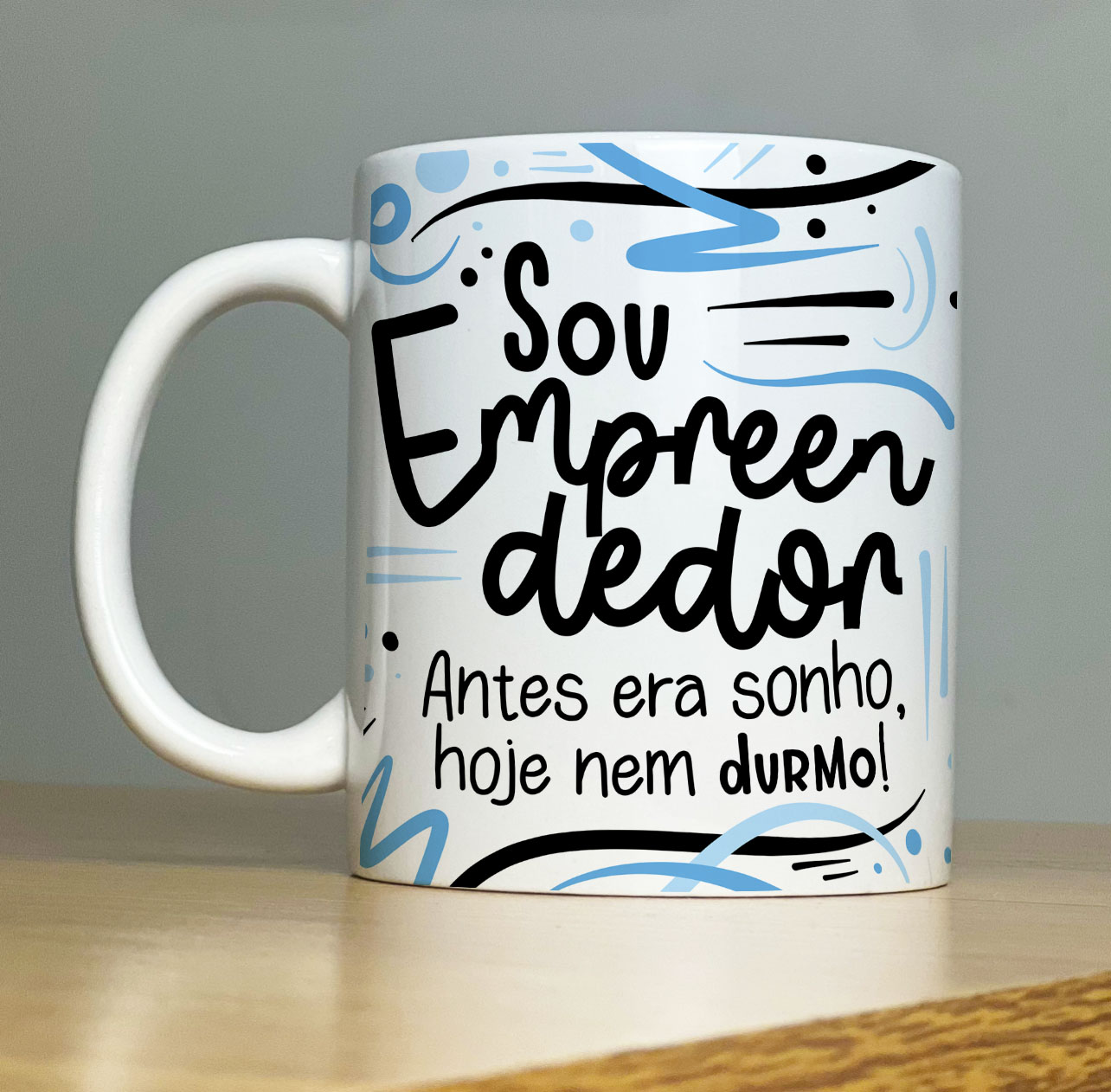 Caneca Personalizada de Porcelana – Profissão: Sou Empreendedor  -  325ML